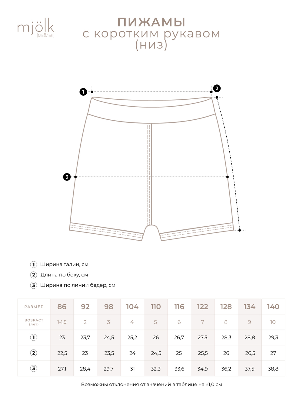 Пижама Mjölk Submarines