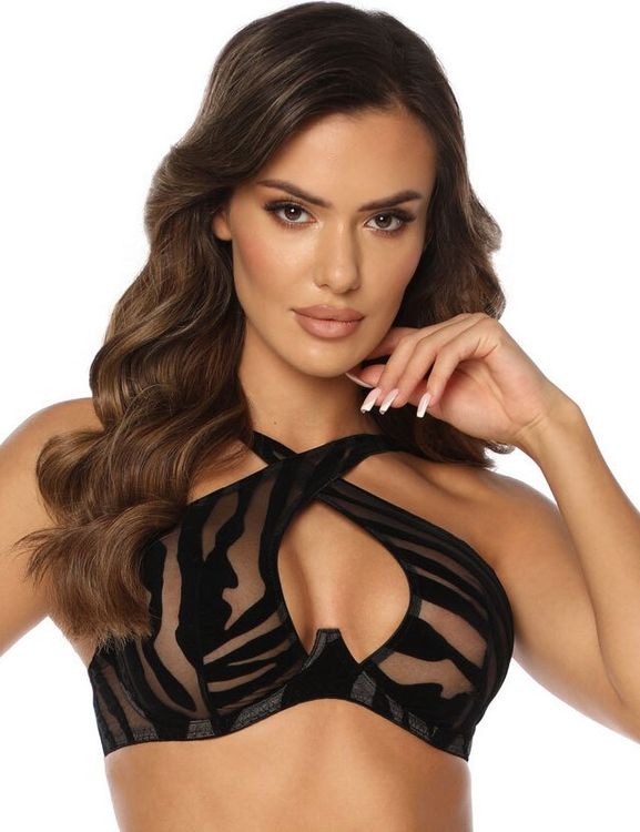 Бюстгальтер Kinga Unholy Alice (черный)