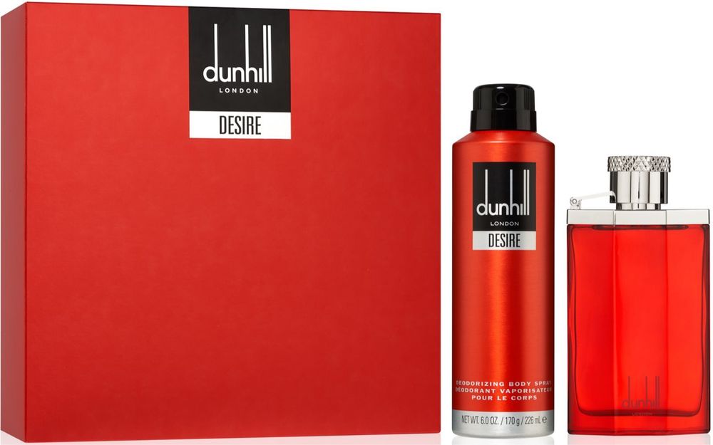 Dunhill Eau de toilette 100 мл + дезодорант и спрей для тела 170 мл Desire Red