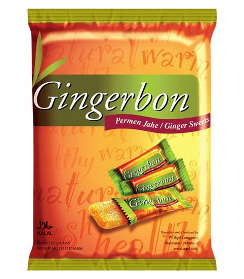 Имбирные конфеты жевательные Gingerbon, 125г.