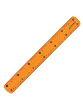 Линейка 30 см гибкая BRAUBERG 
