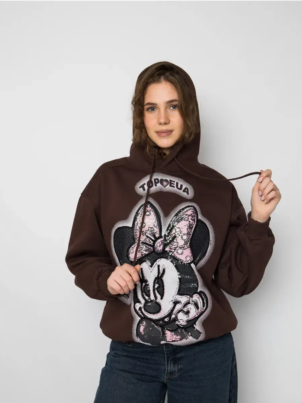 Толстовка утепленная с капюшоном