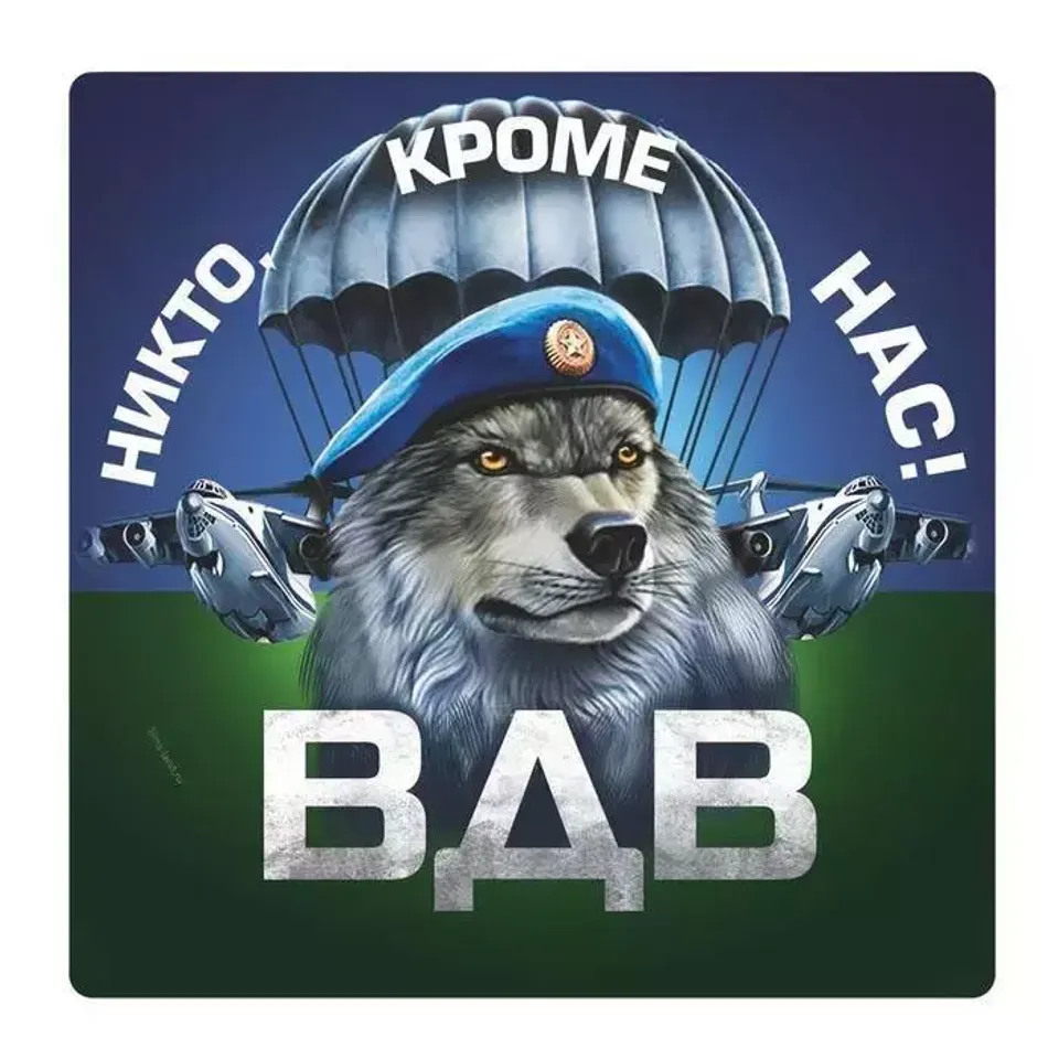 Наклейка на автомобиль ВДВ 140 х 140 мм  3415603