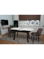 Стол кухонный Серый 150(190)х80х74 см