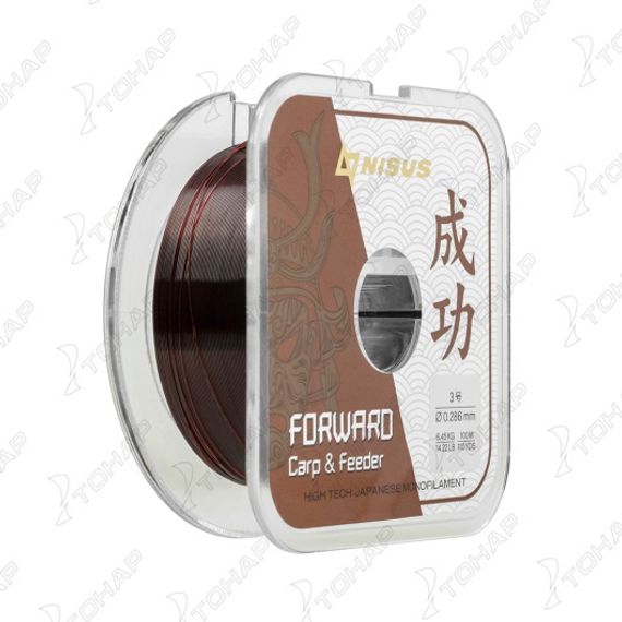 Леска FORWARD Carp &amp; Feeder brown 0,286mm/100m Nylon (N-FСF-0286-100) Nisus