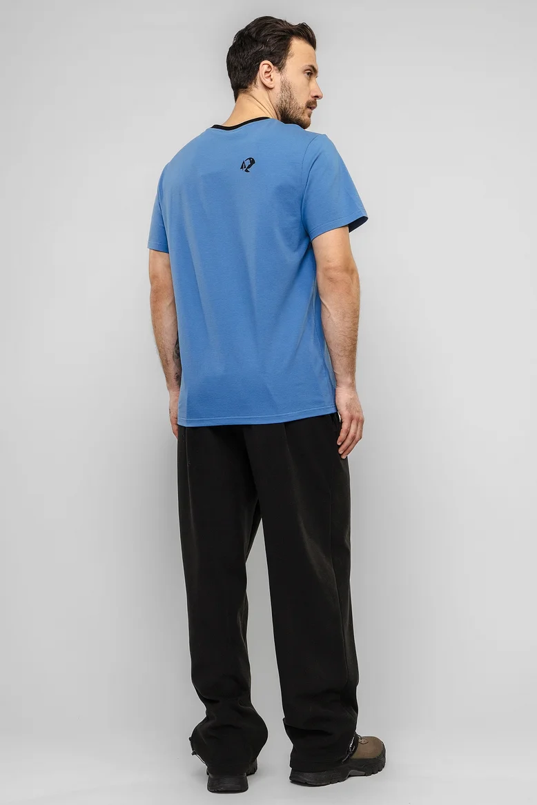 Футболка "НОХО" мужская, цвет "Полуночная синева"