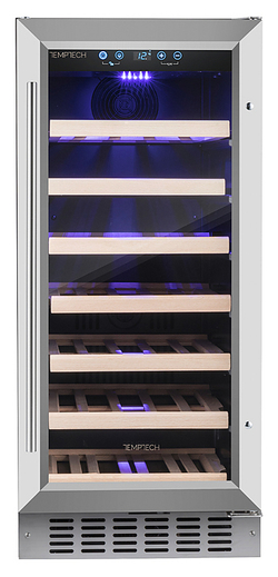 Винный шкаф Temptech Premium WPQ38SCS нерж. сталь