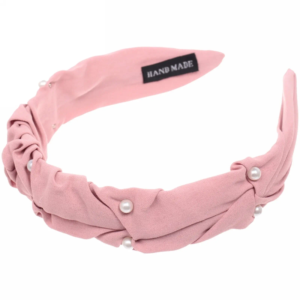 Ободок для волос «Krasa - Biscuit», ширина 3см, микс 6 цветов