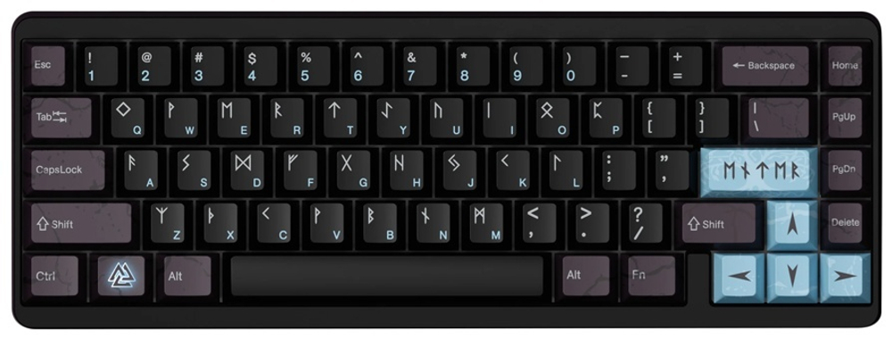 Клавиатура VARMILO Asgard Mus 65 Gateron черный