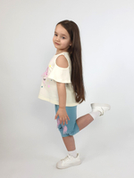 02-124-7 Комплект для девочки (джемпер+ лосины)