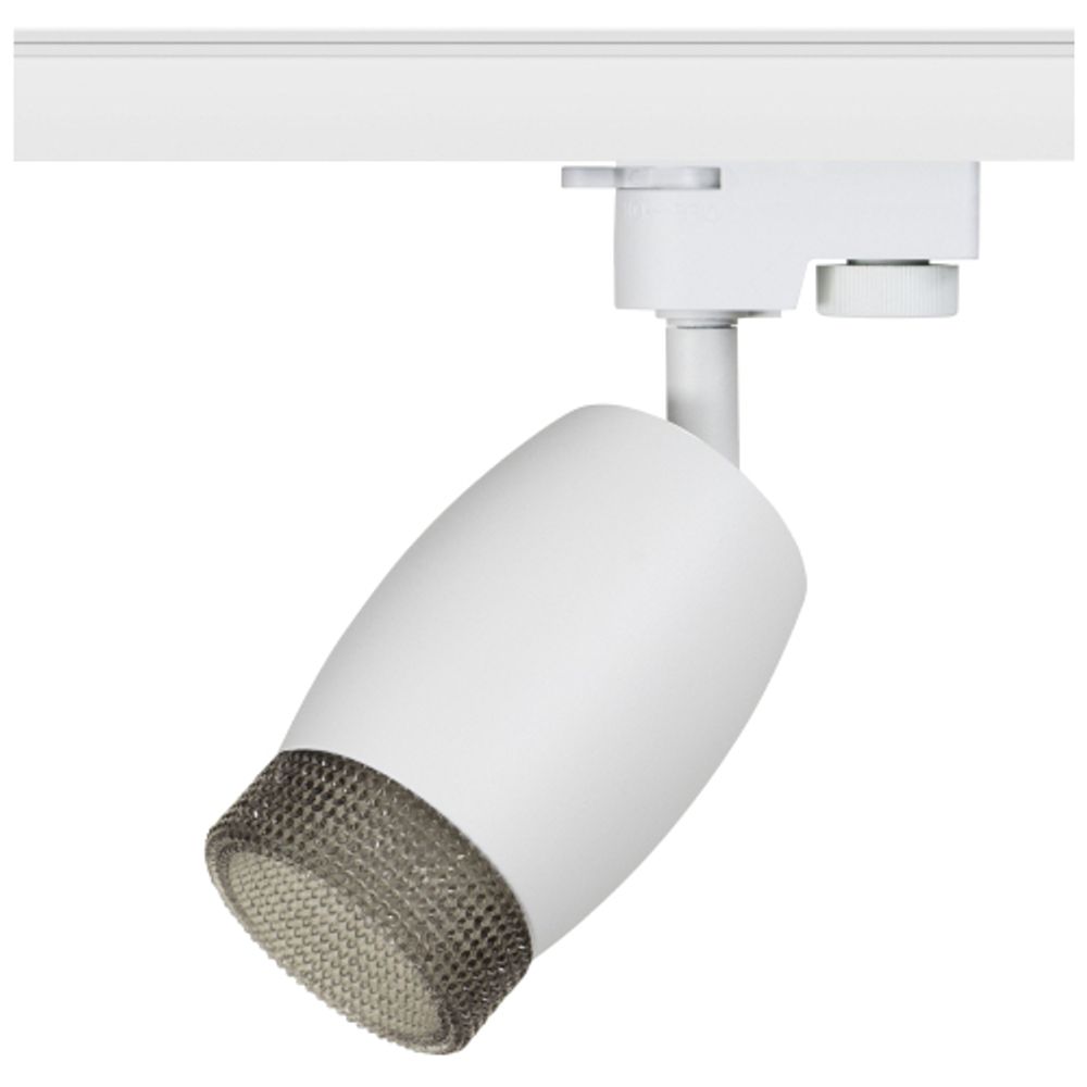 Трековый светильник однофазный ЭРА TR51 - GU10 WH под лампу GU10 матовый белый | Однофазные светильники под лампу