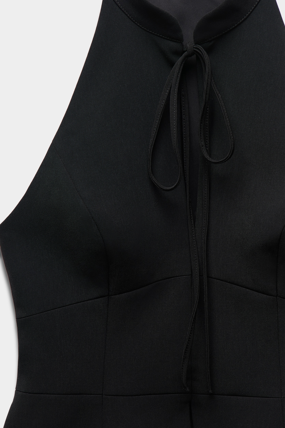 Топ с воротником стойкой