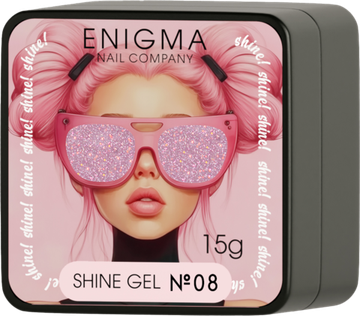 Гель для наращивания ENIGMA Shine gel 08 15g.