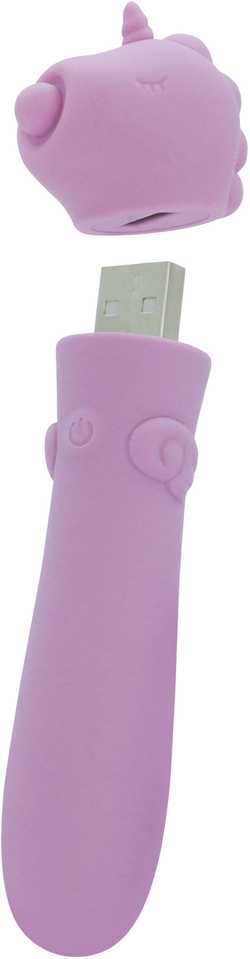 Вибропуля Unihorn USB Karma Lilac с функцией пульсации