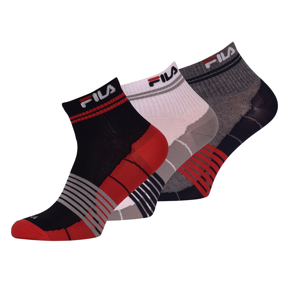 Теннисные носки Fila Quarter Socks Socks 3P - Multikolor