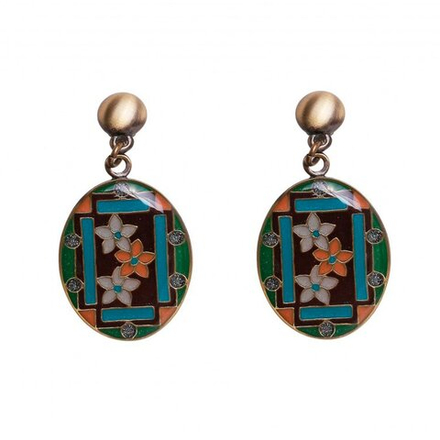 Серьги Clara Bijoux Незабудки A75776-6 BR