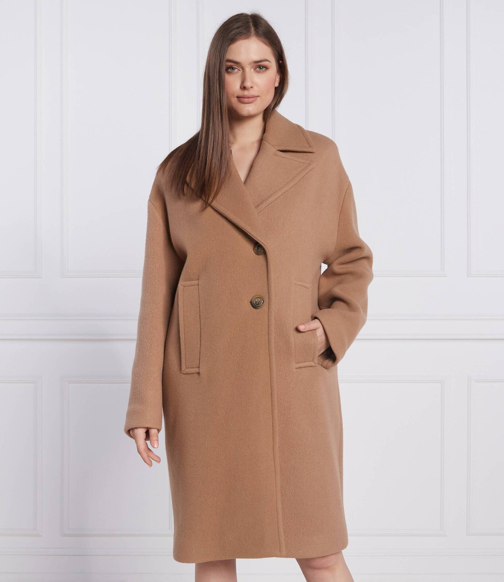 Хлопковое пальто inning Pinko - коричневый(1G1821 Z350)