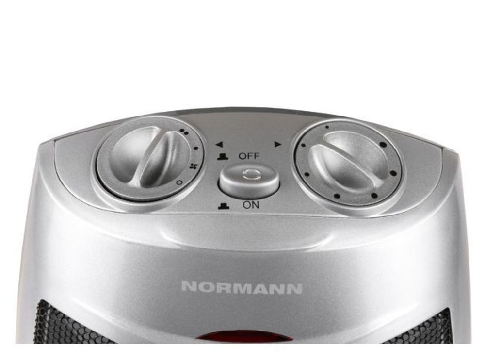 Тепловентилятор электрический NORMANN AFH-153 (1500 Вт, керамика, термостат, поворотный) (AFH-153)