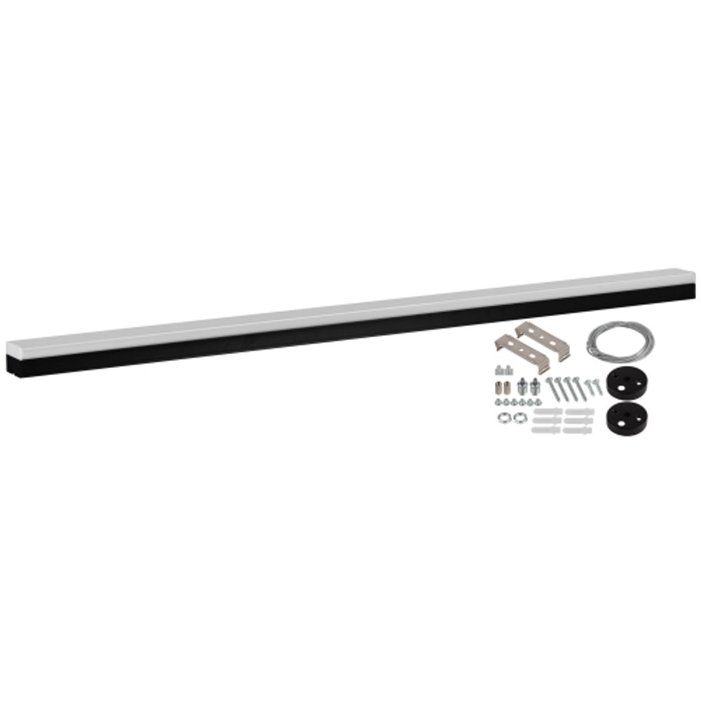 Линейный светодиодный светильник ЭРА SML-12-WB-40K-В60 60Вт 4000K 7100Лм 1480x70x55 черный подвесной