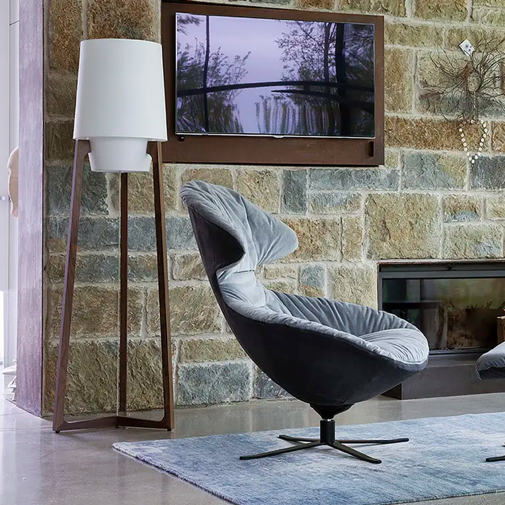 Floor design lamp Lampada 531 by Tonon