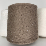 MAGIC; 100% хлопок, прозрачные пайетки 2мм; 580м/100гр; цвет: глубокий тауп, прозрачные пайетки 2мм;