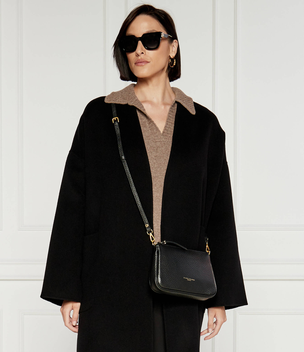 Кожаная сумка через плечо GIANNI CHIARINI - черный(BS 8750 TKL)