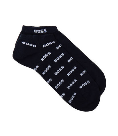 Носки/носки-следы 2 пары AS Allover Col BOSS BLACK - темно-синий(50511426)