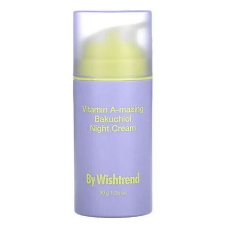 Ночной крем с ретинолом и бакучиолом By Wishtrend Vitamin A-mazing Bakuchiol Night Cream, 30г