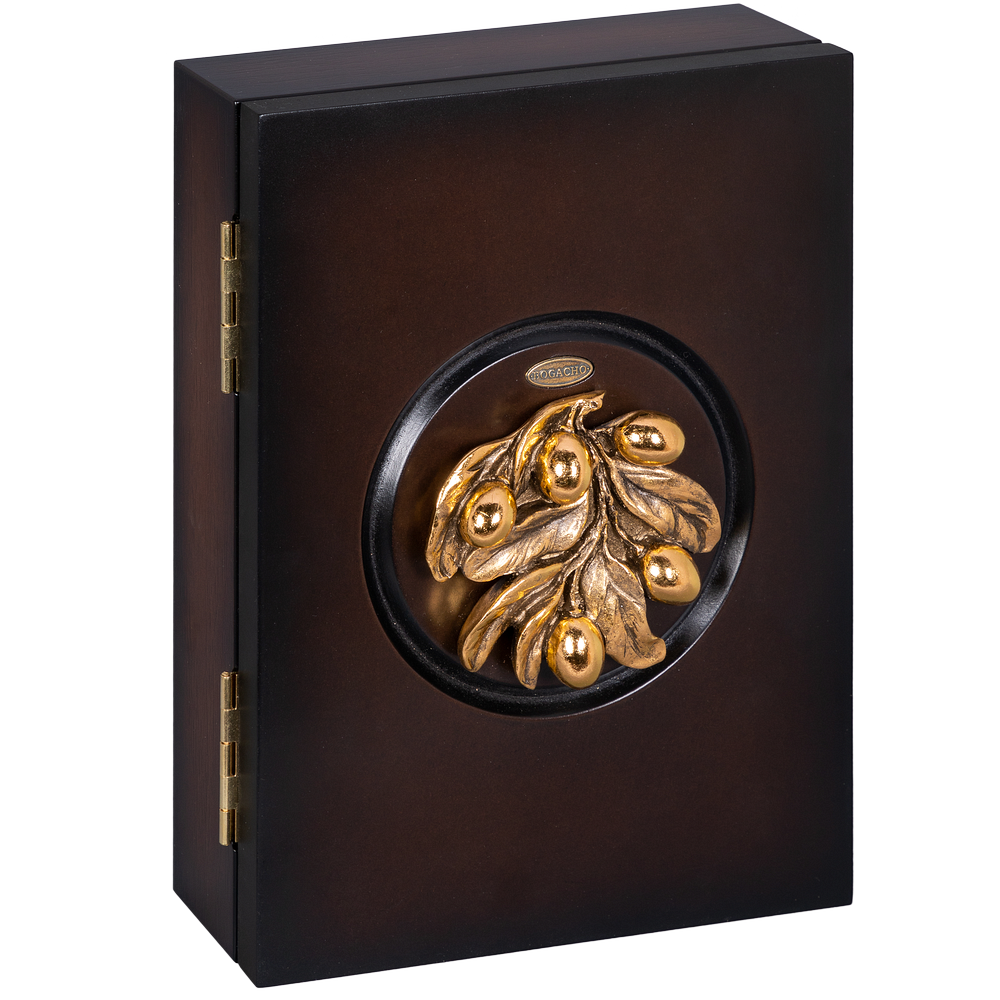 Полка ключница Oliva Branch (Олива Бранч) 2 Каштан Амбер