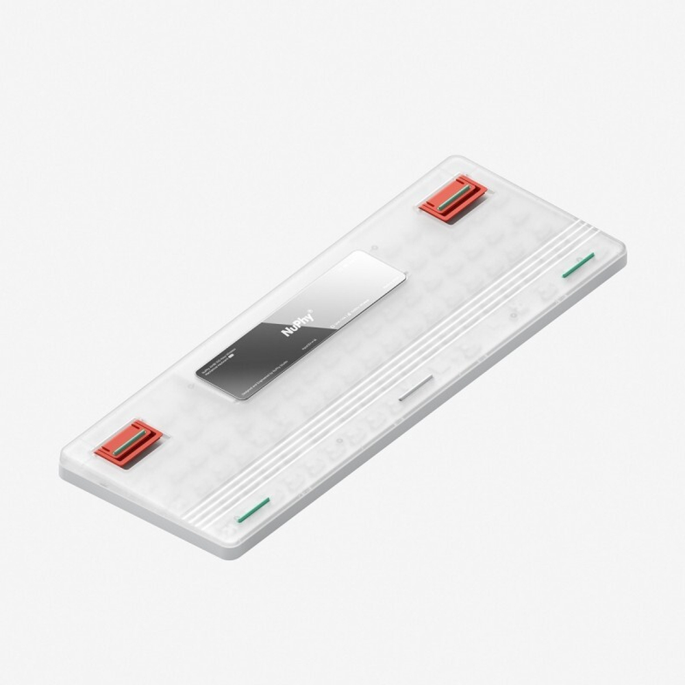 Беспроводная механическая клавиатура QMK Nuphy AIR96v2 Ionic White (EN), RGB, Hot Swap, Moss Switch (AIR96v2-IW-25-EN)