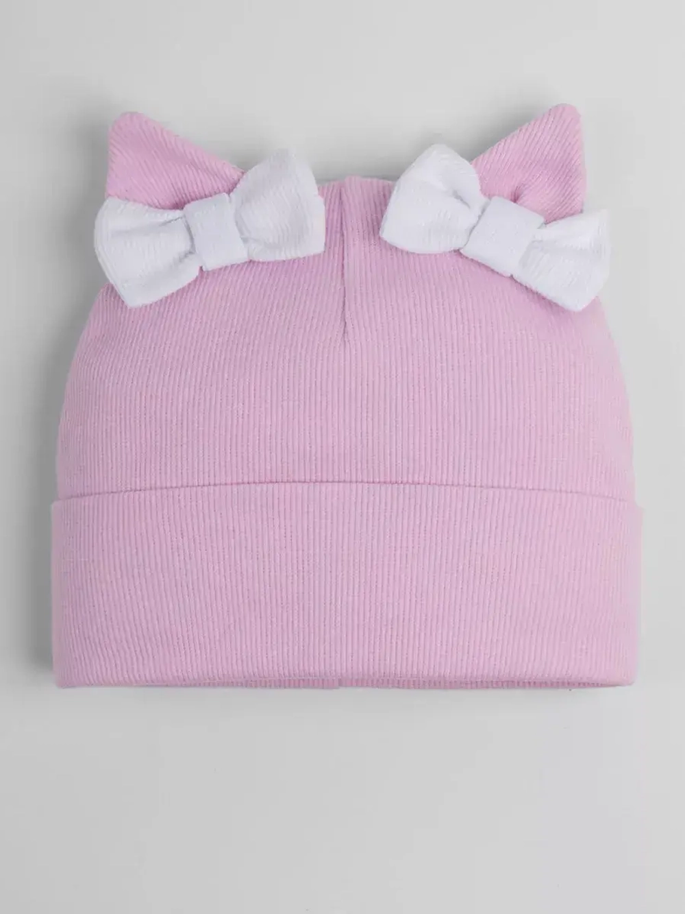 Шапка для девочки осенняя с ушками