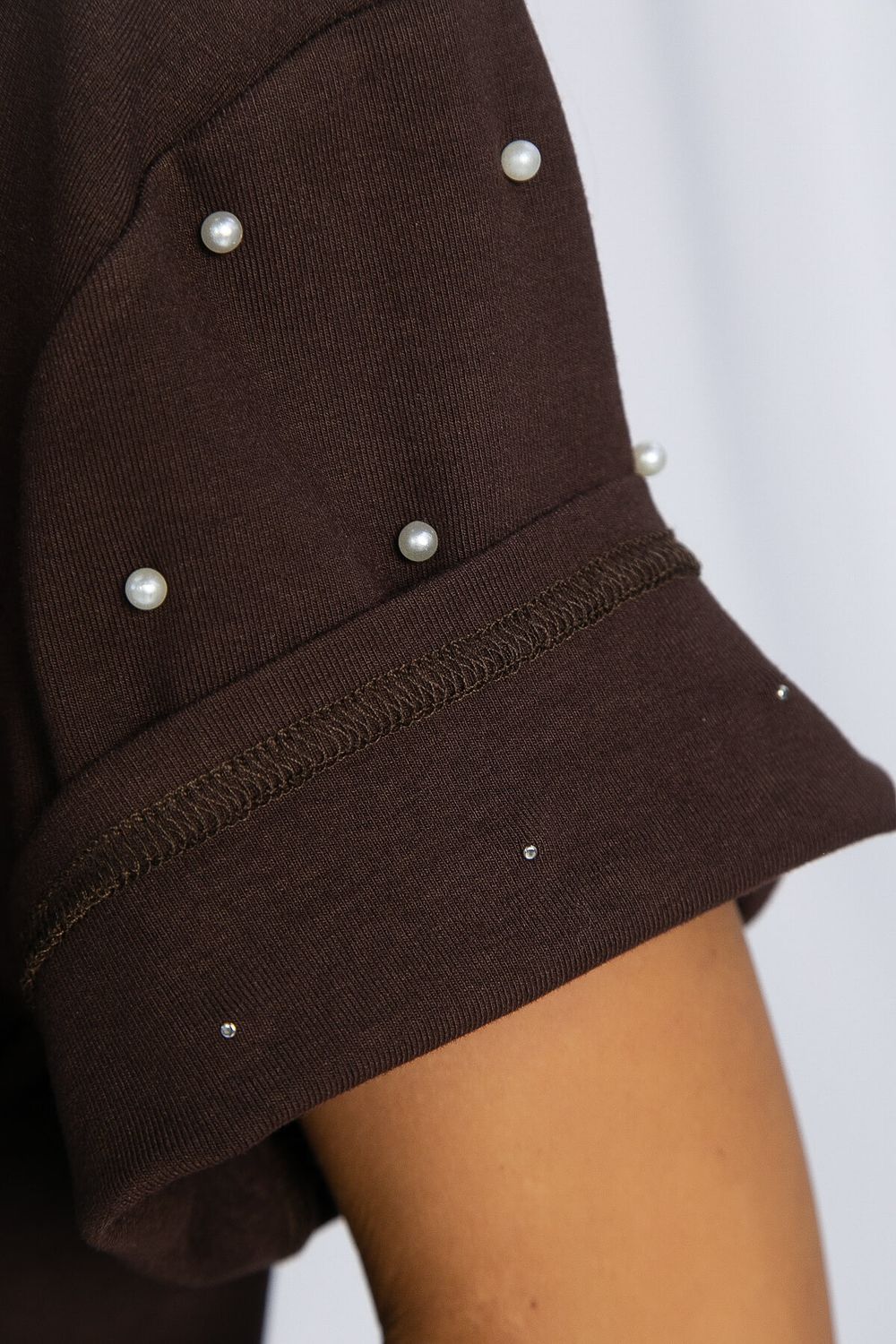 Платье Жемчужина коллекции (шоколад) П13314-1М LT Collection