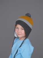 Шапка зимняя вязаная (Горчица) КОДИ