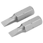 TOLSEN (TT20207) Набор вставок (бит) торцевых 1/4", Slotted, 6,5х1,2 мм, 25 мм, 2 предмета