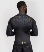 Рашгард VENUM SERPENTI BLACK/SILVER/GOLD длинный рукав