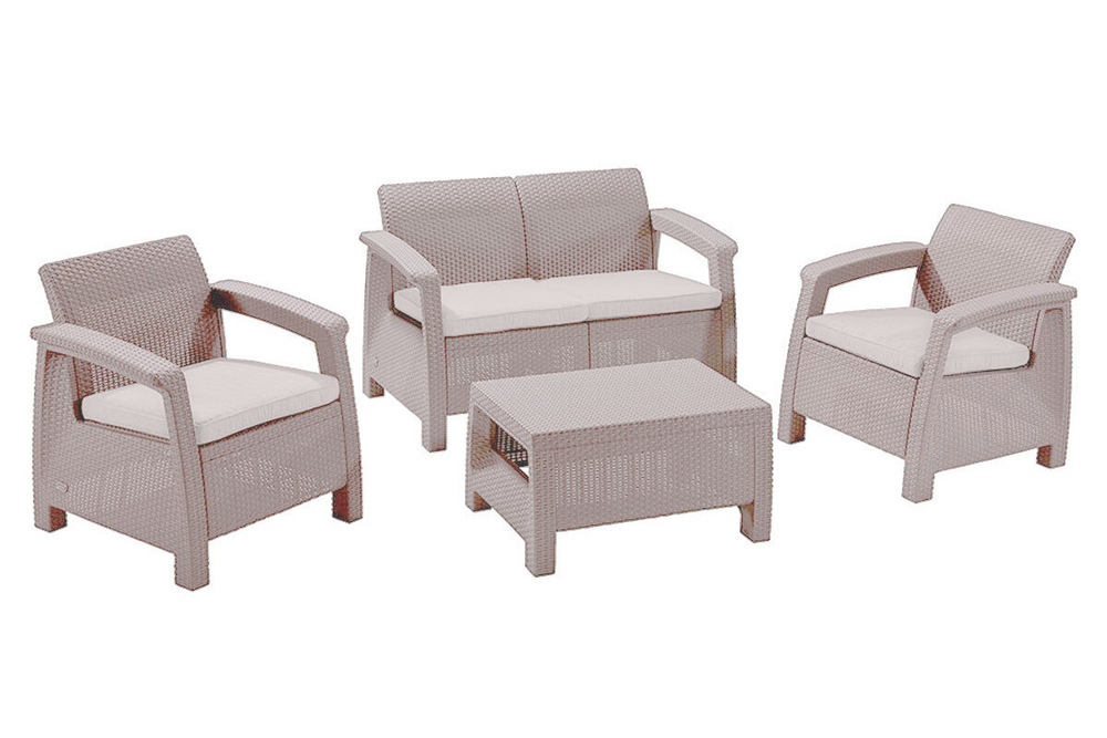 Комплект мебели Corfu Russia Set, капучино