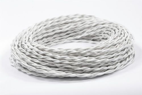 Ретро провод витой Белый Шелк Interior Wire Магус ТМ ПВР2075-К002 / 2х2,5