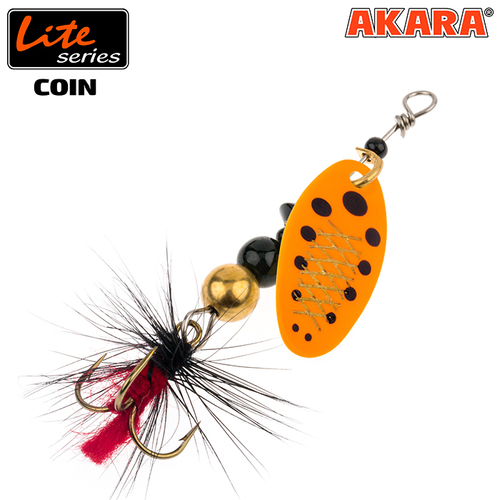Блесна вращающаяся Akara Lite Series Coin 1 3,0 гр. 1/9 oz. A10