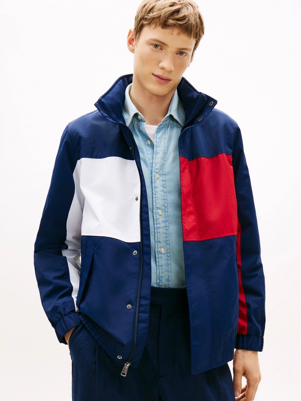 Куртка Tommy Hilfiger Flag Regatta Jacket Navy/ Medium Red/White