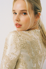 Regina gold dress