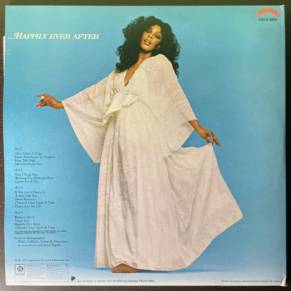 Donna Summer ‎– Once Upon A Time 2LP (Англия 1977г.)