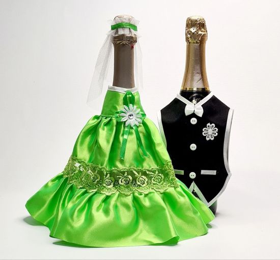 Украшение на шампанское