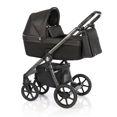 Детская коляска Roan Coss 2 в 1 New 2020 Dark Glow (Черный)