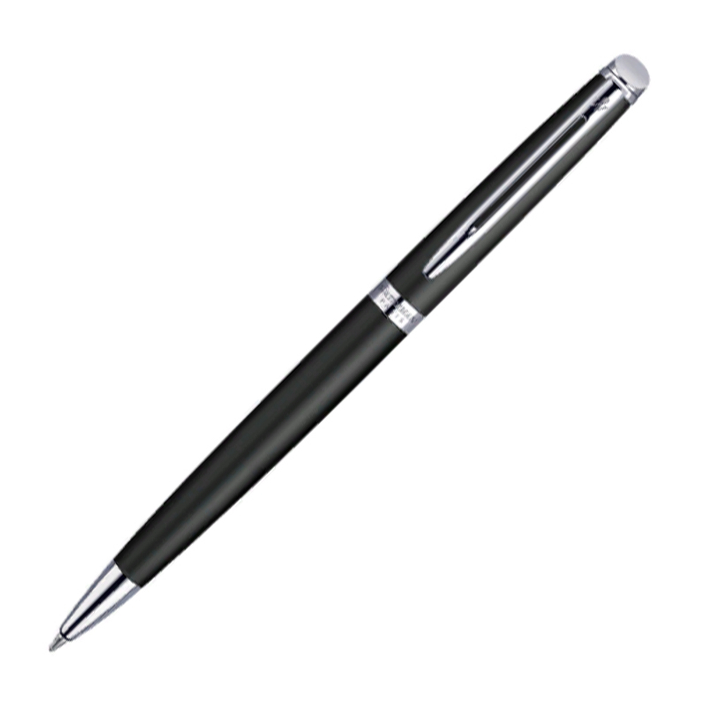 Подарочный набор Шариковая ручка Waterman Hemisphere, цвет: MattBlack CT, стержень: Mblue с чехлом
