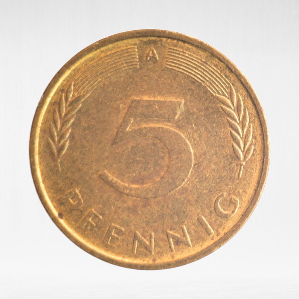 Germany, 5 Pfennigs, 1990, (Berlin Mint - "A"), VF
