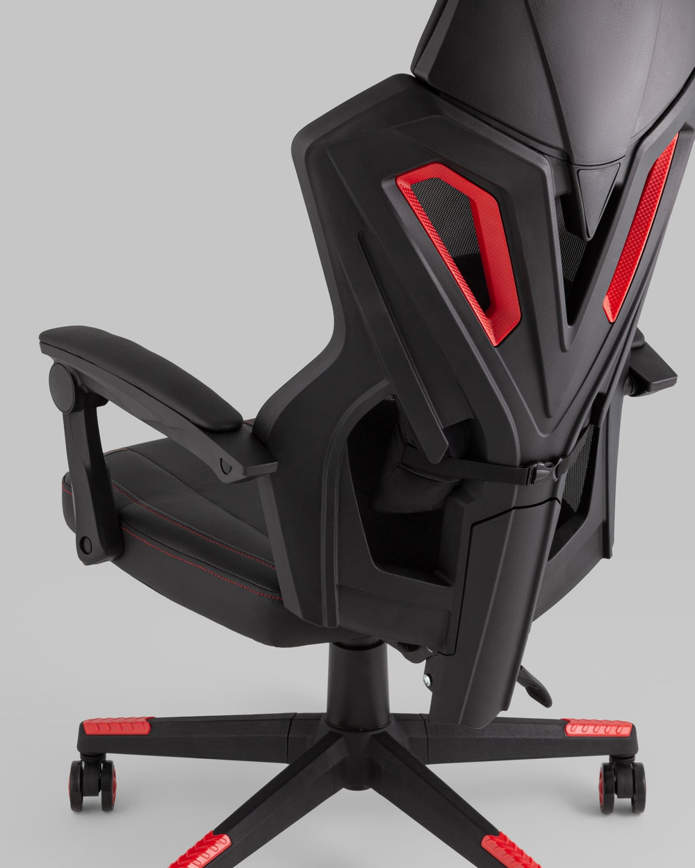 Кресло спортивное TopChairs Айронхайд красный