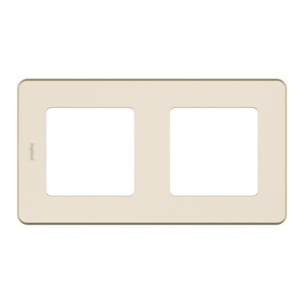Рамка 2-ая LEGRAND Inspiria 673941 слоновая кость