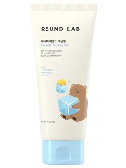 Round Lab Детский успокаивающий гель для лица и тела Baby Mild Soothing Gel 150 мл