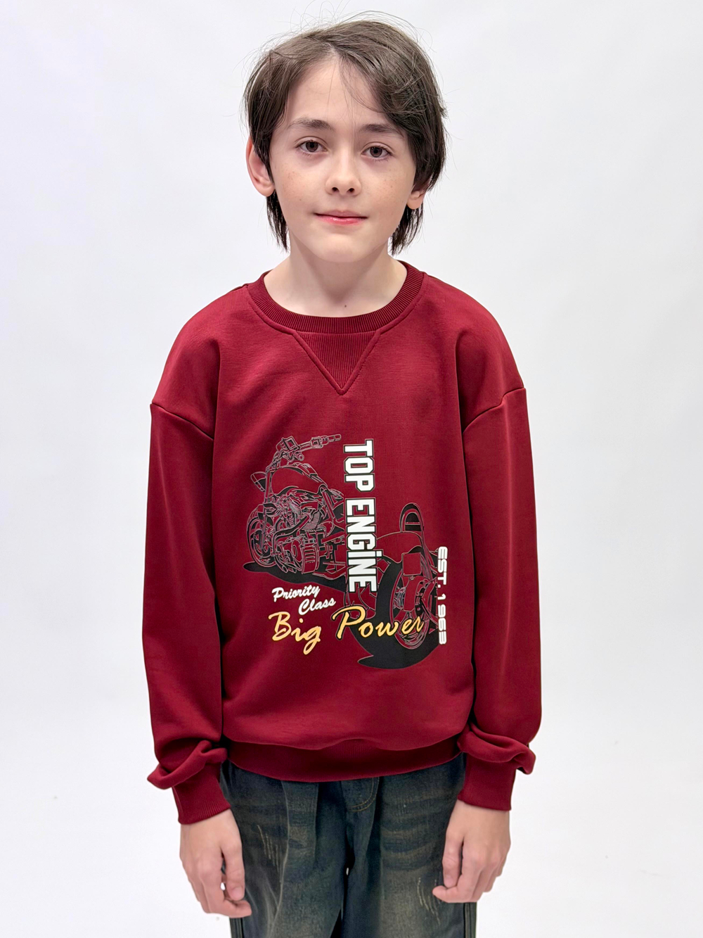 Свитшот трикотажный для мальчика 9-18 лет Fleur de Vie