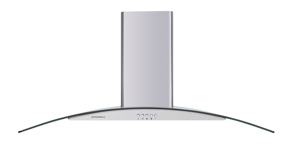 Кухонная вытяжка MAUNFELD Ancona PlusA 90 нержавеющая сталь\прозрачное стекло фото 2